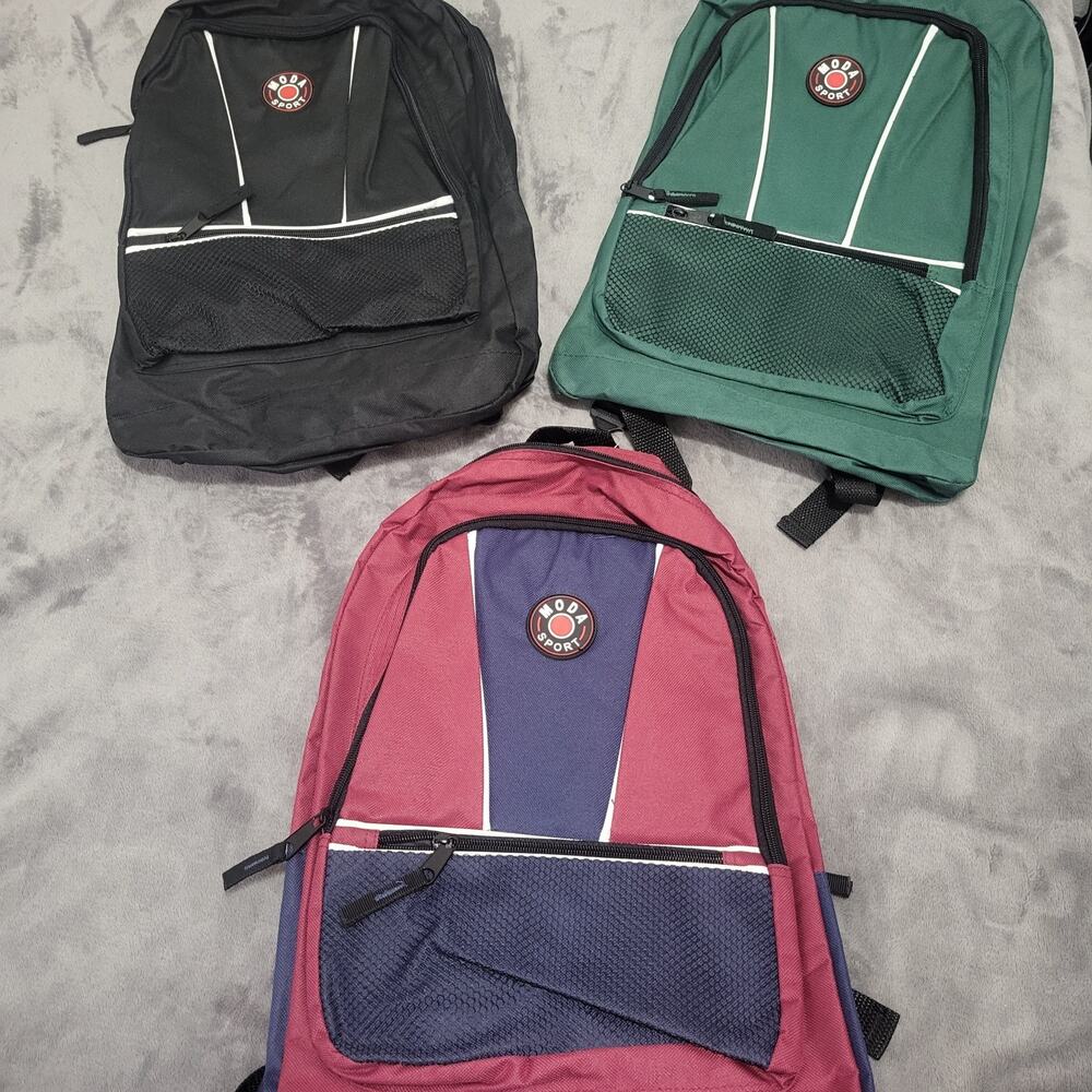 NEW 3 Kids Backpacks Knapsack Bookbag Children's Schoolbag    GREEN